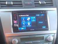 Фотография установки магнитолы Alpine IVE-W530BT в Toyota Camry V40